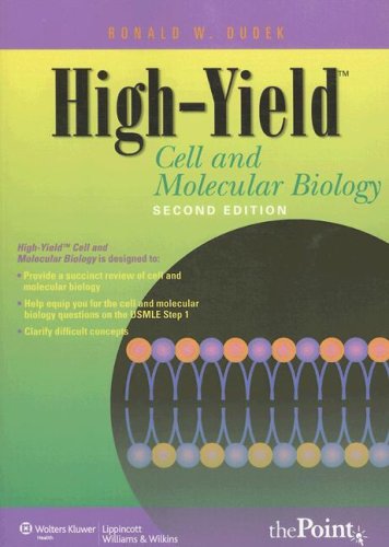 Beispielbild fr High-YieldT Cell and Molecular Biology, 2nd Edition (High-YieldT Series) zum Verkauf von Wonder Book
