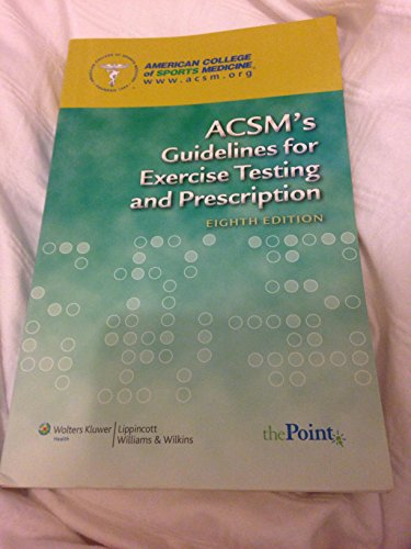 Imagen de archivo de ACSM's Guidelines for Exercise Testing and Prescription a la venta por SecondSale