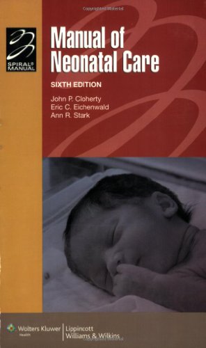 Beispielbild fr Manual of Neonatal Care (Spiral Manual Series) zum Verkauf von Half Price Books Inc.