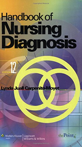 Stock image for Handbook of Nursing Diagnosis for sale by Better World Books