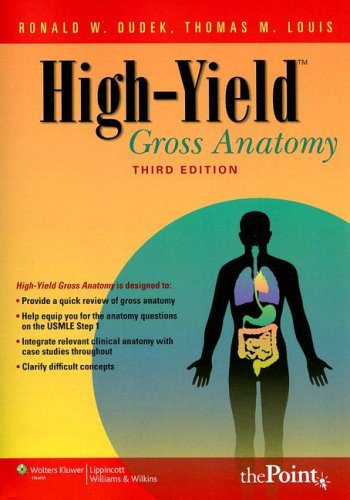 Beispielbild fr High-Yield Gross Anatomy zum Verkauf von BooksRun