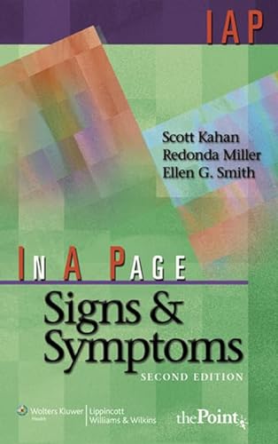 9780781770439: In A Page Signs & Symptoms (In a Page Series)