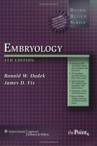 Imagen de archivo de Embryology (Board Review Series) a la venta por Wonder Book