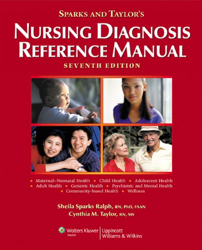 Imagen de archivo de Nursing Diagnosis Reference Manual (NURSING DIAGNOSIS REFERENCE MANUAL ( SPARKS)) a la venta por Front Cover Books