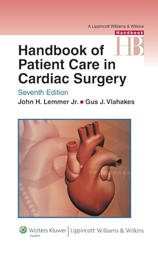 Beispielbild fr Handbook of Patient Care in Cardiac Surgery zum Verkauf von Better World Books Ltd