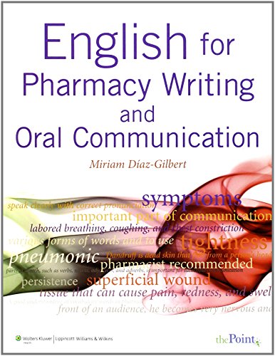Beispielbild fr English for Pharmacy Writing and Oral Communication [With Online Access] zum Verkauf von medimops