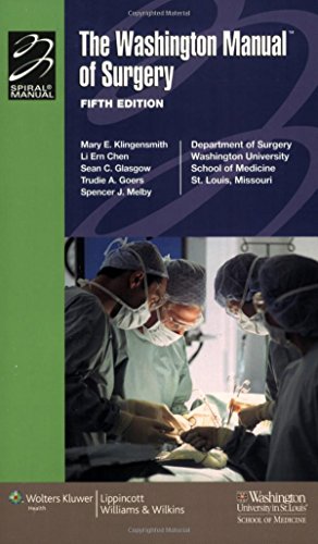 Stock image for The Washington Manual of Surgery : Department of Surgery, Washington University School of Medicine, St. Louis, Missouri for sale by Better World Books