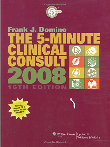 9780781776080: The 5-minute Clinical Consult 2008 (5-minute Consult Series)