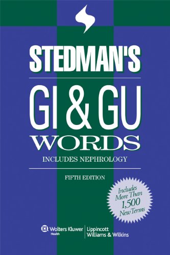 Imagen de archivo de GI and GU Words : Includes Nephrology a la venta por Better World Books
