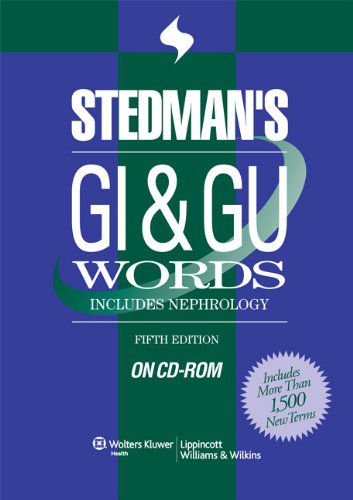 Stedman's GI & GU Words: Includes Nephrology (9780781776448) by Stedman's