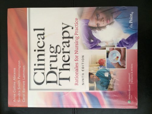 Stock image for Clinical Drug Therapy: Rationales for Nursing Practice, Ninth Edition for sale by Books From California