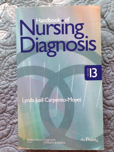 Imagen de archivo de Handbook of Nursing Diagnosis a la venta por BookHolders