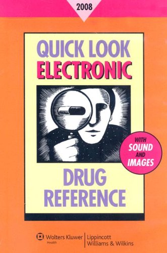 Stock image for Quick Look Electronic Drug Reference 2008 for sale by Bookmans