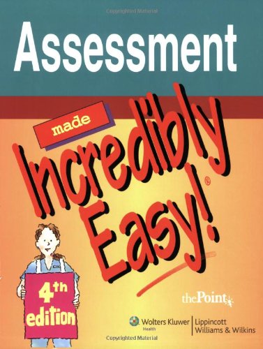 9780781779104: Assessment Made Incredibly Easy! (Incredibly Easy! Series)