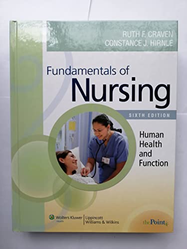 Imagen de archivo de Fundamentals of Nursing: Human Health and Function (Craven, Fundament a la venta por Hawking Books