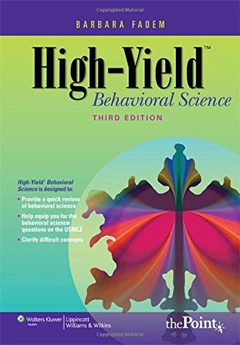 Stock image for High-Yield Behavioral Science for sale by Wonder Book
