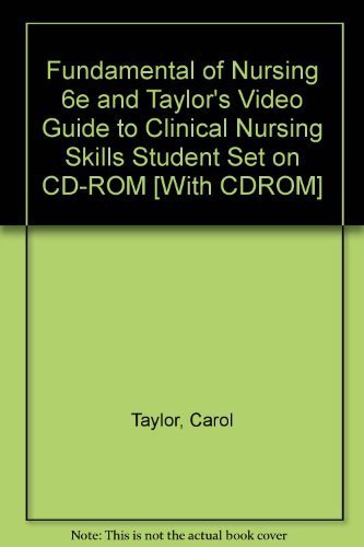9780781782937: Fundamentals of Nursing/ Taylor's Video Guide to Clinical Nursing Skills