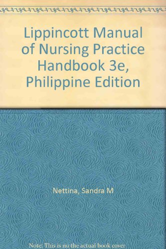 9780781783231: Lippincott Manual of Nursing Practice Handbook, Philippine Edition