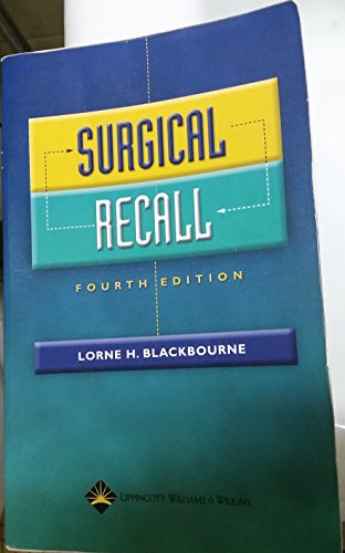 Stock image for Surgical Recall (RECALL SERIES) for sale by SecondSale