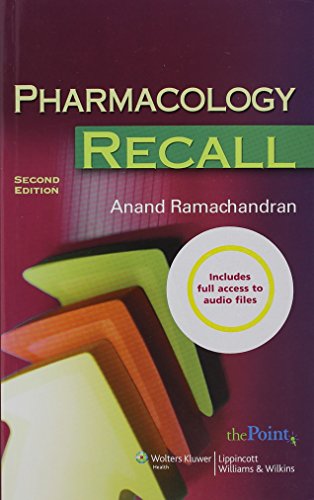 Stock image for Pharmacology Recall for sale by Better World Books