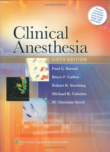 Beispielbild fr Clinical Anesthesia zum Verkauf von Hafa Adai Books