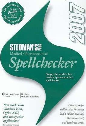 9780781788380: Standard, Version 2.0 Single-user (Stedman's Plus Medical/pharmaceutical Spellchecker)