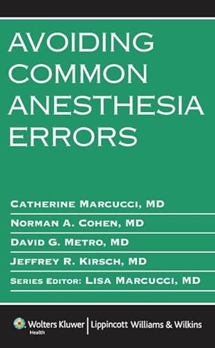 Beispielbild fr Avoiding Common Anesthesia Errors (Lippincott Williams & Wilkins Handbook) zum Verkauf von Bahamut Media