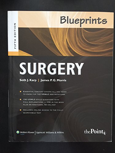 Beispielbild fr Blueprints Surgery zum Verkauf von Better World Books Ltd