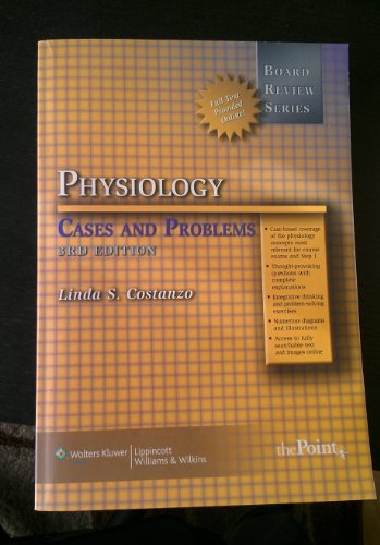 Stock image for Physiology : Cases and Problems for sale by Better World Books