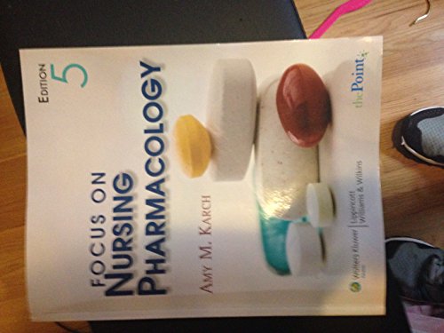 9780781789820: Focus on Nursing Pharmacology