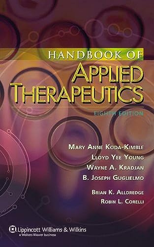 Imagen de archivo de Handbook of Applied Therapeutics a la venta por Better World Books