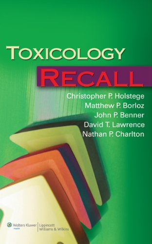 Imagen de archivo de Toxicology Recall a la venta por ThriftBooks-Dallas