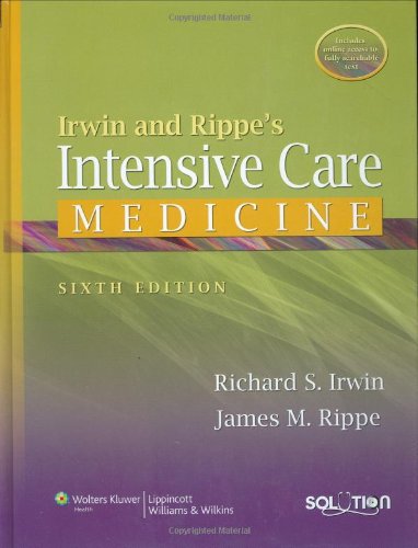 9780781791533: Irwin and Rippe's Intensive Care Medicine