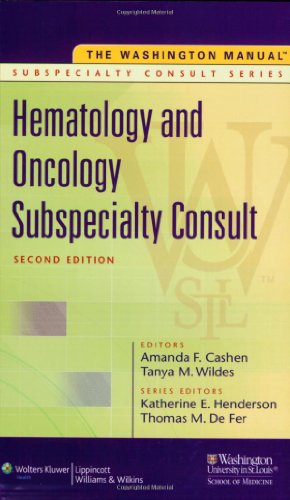 Stock image for The Washington Manual Hematology and Oncology Subspecialty Consult (Washington Manual Subspecialty Consult) for sale by Gulf Coast Books