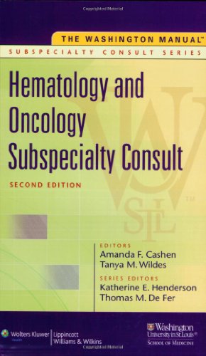 9780781791564: The Washington Manual Hematology and Oncology Subspecialty Consult (Washington Manual Subspecialty Consult)