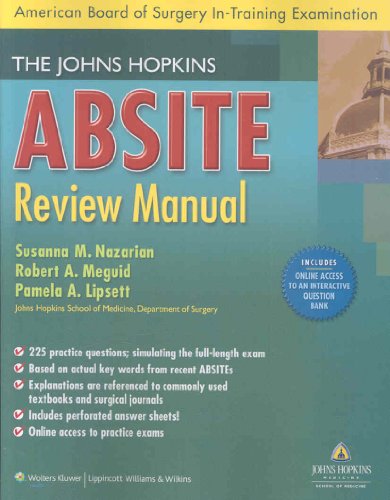 Stock image for The Johns Hopkins ABSITE Review: American Board of Surgery In-traing Examination for sale by Ergodebooks