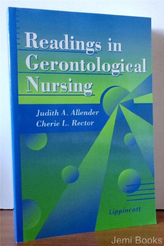 Imagen de archivo de Readings in Gerontological Nursing a la venta por AwesomeBooks