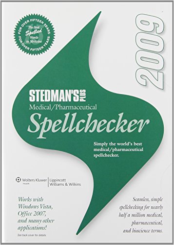 9780781792158: Stedman's Plus Medical/Pharmaceutical Spellchecker, 2009