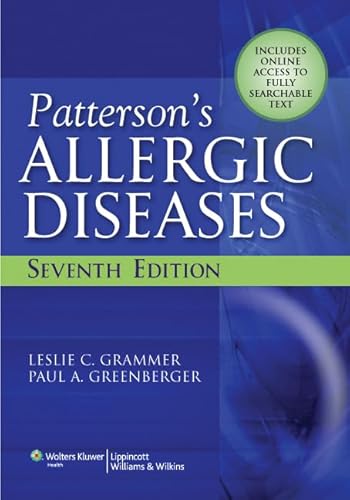 Beispielbild fr Patterson's Allergic Diseases zum Verkauf von Better World Books: West