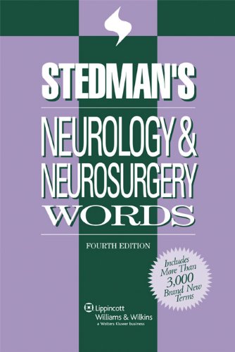Stock image for Stedman's Neurology & Neurosurgery Words (Stedman's Word Books) for sale by SecondSale