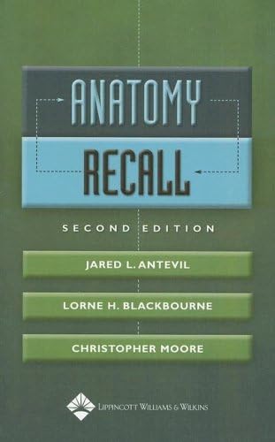 9780781798853: Anatomy Recall Second Edition (Recall)