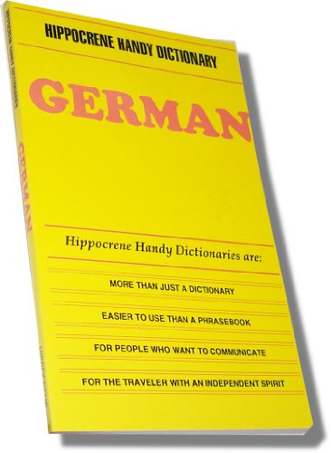 Beispielbild fr German Handy Dictionary (Handy Dictionaries Ser.) zum Verkauf von The Unskoolbookshop