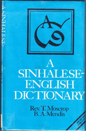 English-Sinhalese, Sinhalese-English Dictionary (9780781802192) by Mladen Davidovic