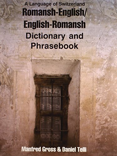 Imagen de archivo de Romansch-English, English-Rhaeto/Romansch Dictionary and Phrasebook a la venta por Better World Books: West