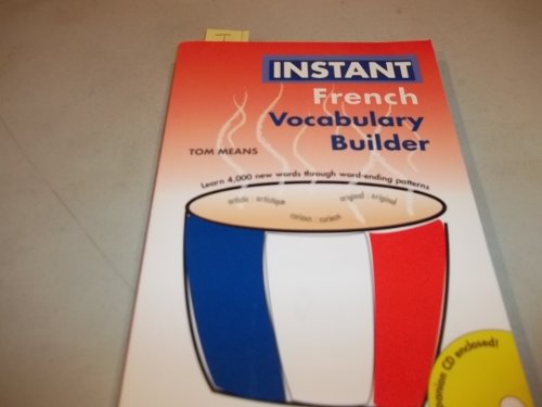 Stock image for Instant French: Vocabulary Builder (Hippocrene Instant Vocabulary Builder) (English and French Edition) for sale by SecondSale