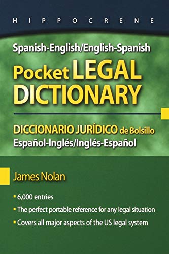 Stock image for Spanish-English/English-Spanish Pocket Legal Dictionary for sale by WorldofBooks