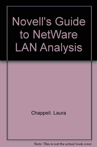 Beispielbild fr Novell's guide to NetWare LAN analysis zum Verkauf von Wonder Book