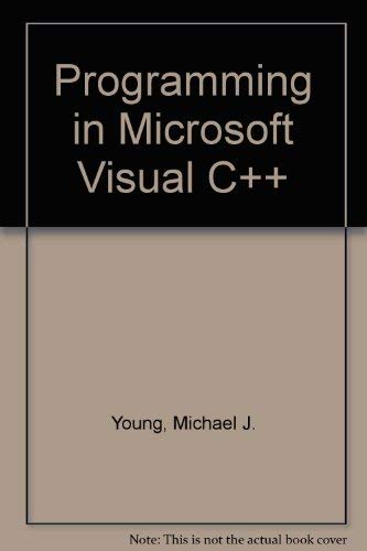 9780782112825: Programming in Microsoft Visual C++