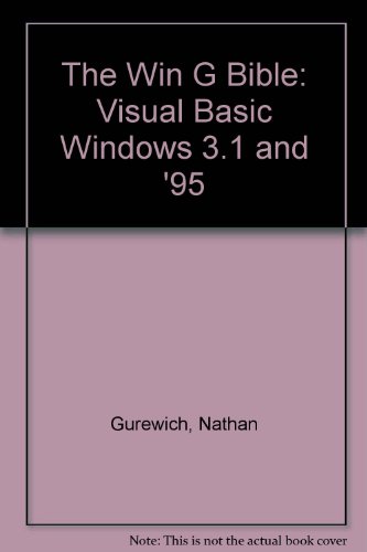 The Wing Bible: For Visual Basic 4 Programmers (9780782117271) by Gurewich, Nathan; Gurewich, Ori