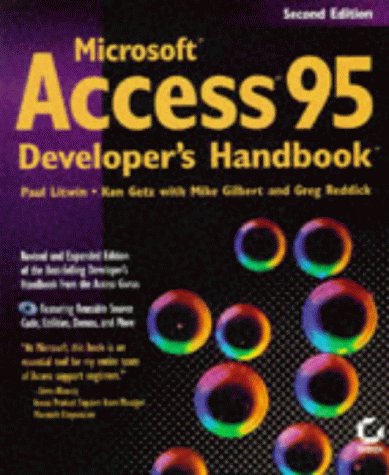 Stock image for Microsoft Access 95 Developer's Handbook for sale by SecondSale